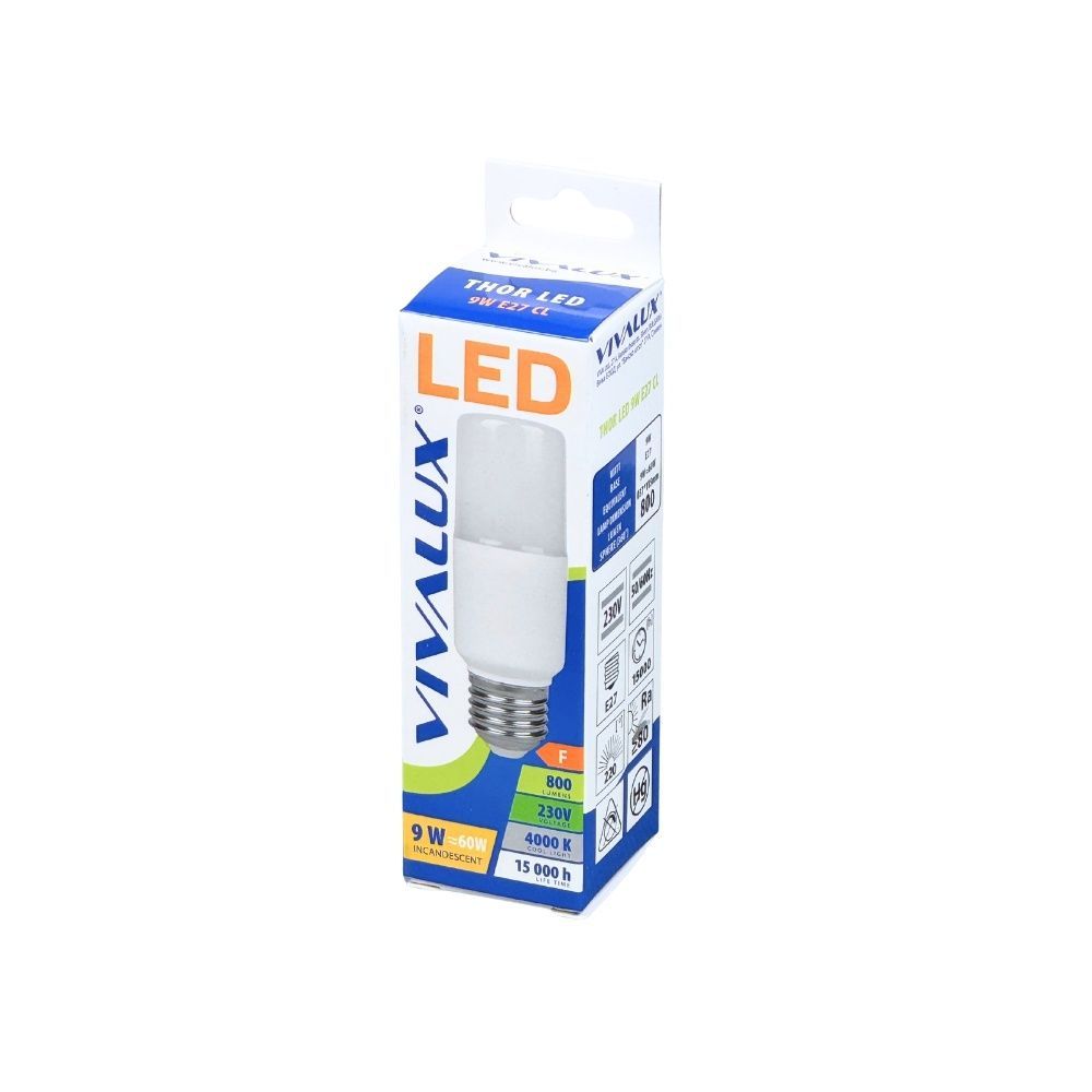 LED ЛАМПА THOR LED ∙ 9W ∙ 800LM ∙ E27 ∙ 4000K / 003980