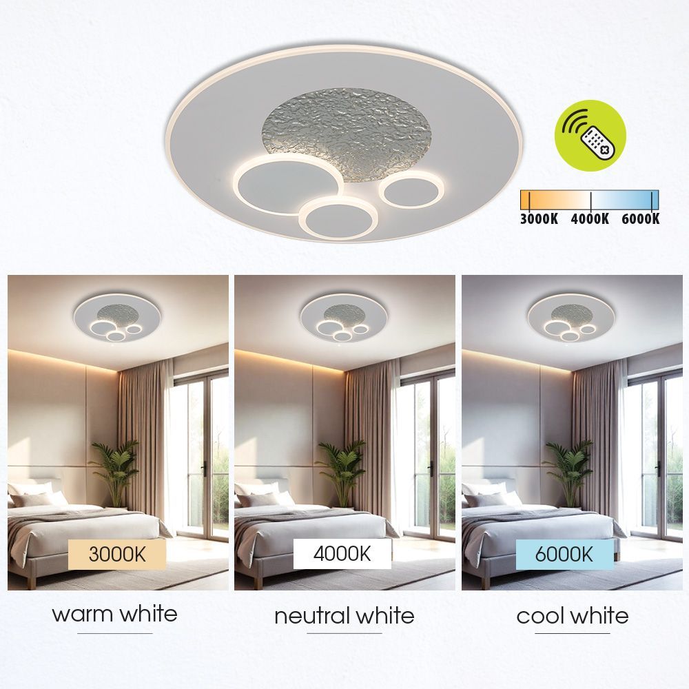 МУЛТИФУНКЦИОНАЛНА LED ПЛАФОНИЕРА С ДИСТАНЦИОННО ALIS LED ∙ 64W ∙ CCT ∙ 3000-6000K / 005173
