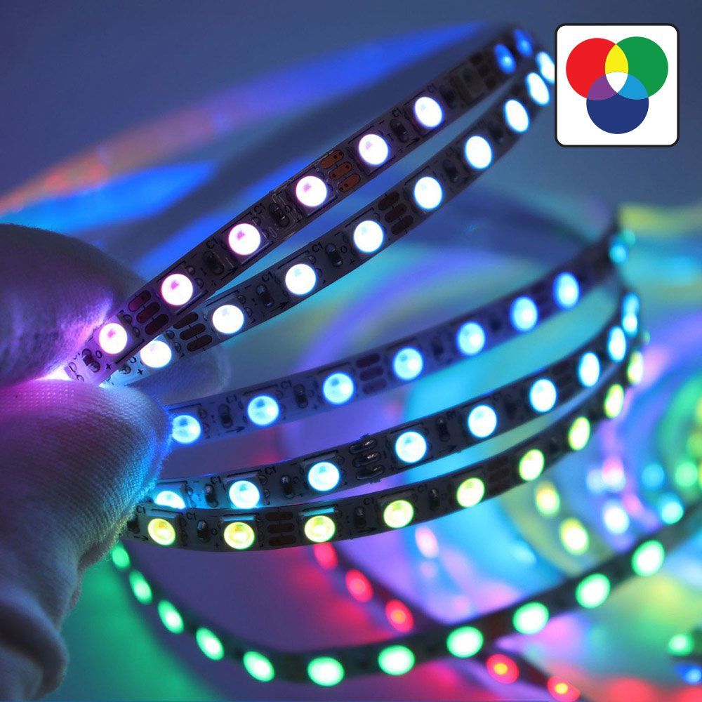 LED ЛЕНТА PIXEL LED ∙ 120 SMD3535 ∙ 24VDC ∙ RGB ∙ 5М / 004975