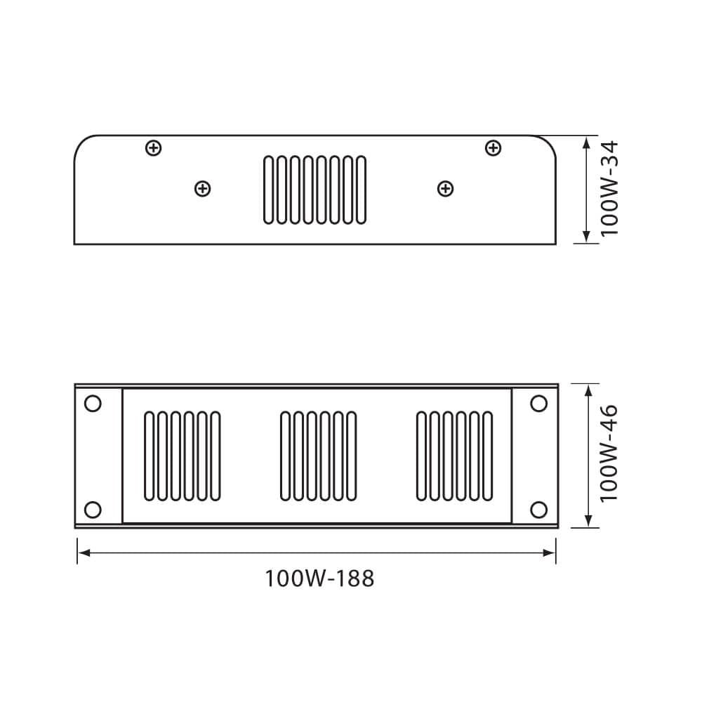 LED ЗАХРАНВАНЕ SMPD LED DRIVER ∙ 100W / 003896