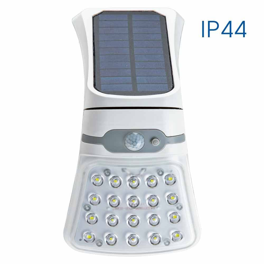 СОЛАРЕН LED АПЛИК СЪС СЕНЗОР SLIT SOLAR LED ∙ 4W ∙ 200LM ∙ PIR ∙ 4000K ∙ IP44 / 004727