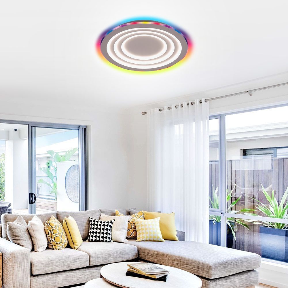 МУЛТИФУНКЦИОНАЛНА LED ПЛАФОНИЕРА С ДИСТАНЦИОННО DALIA LED ∙ 80W ∙ RGB+CCT ∙ 3000-6000K / 005170