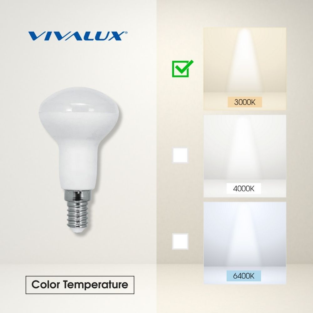 РЕФЛЕКТОРНА LED ЛАМПА RAVE LED ∙ R50 ∙ 5W ∙ 400LM ∙ E14 ∙ 3000K / 003827