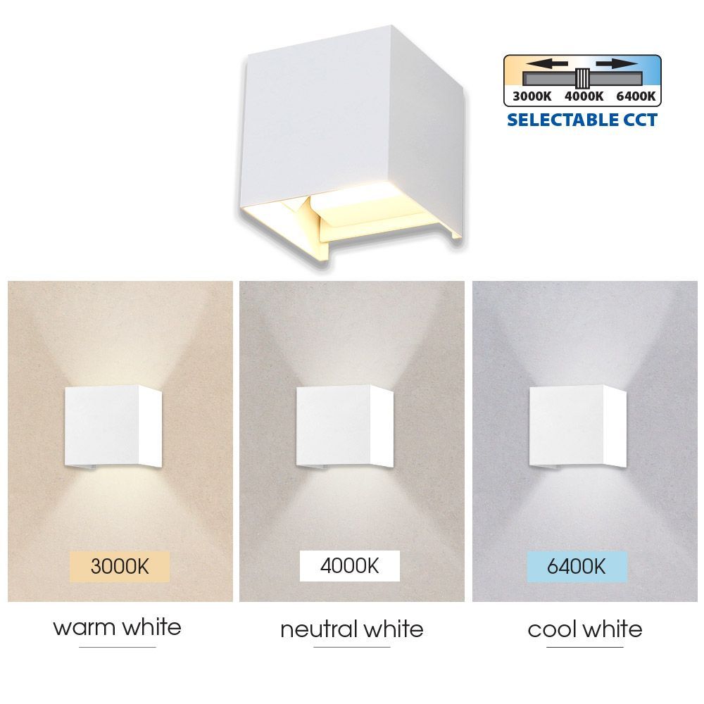 ФАСАДНО ОСВЕТИТЕЛНО ТЯЛО STARK LED ∙ 2 X 3W SQ ∙ 3000K-4000K-6400K ∙ IP65/ 004827