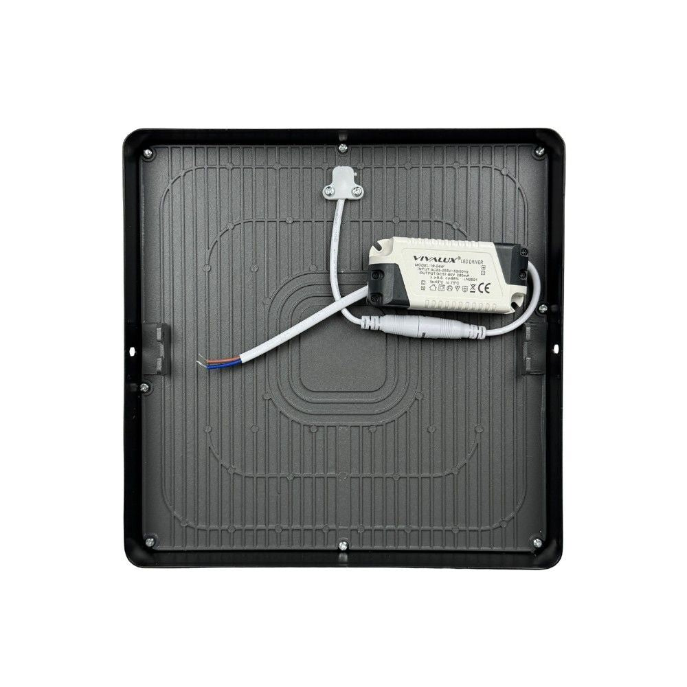LED ОСВЕТИТЕЛНО ТЯЛО HUGO LED ∙ 18W ∙ ЧЕРЕН ∙ 4000K / 004662