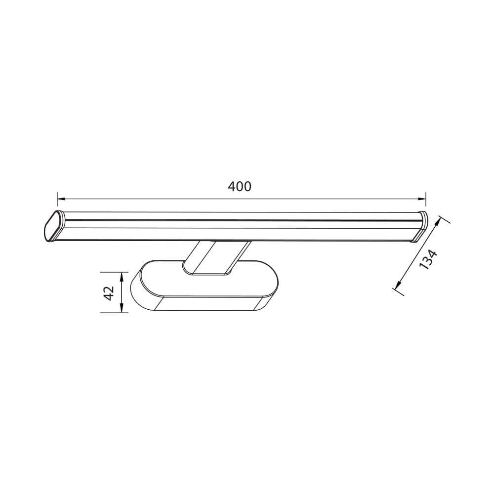 LED ТЯЛО ЗА БАНЯ ARBA LED ∙ 8W ∙ 4000K ∙ IP44 / 003957