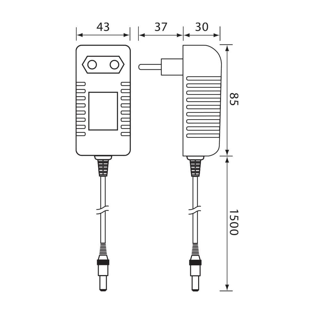 LED ЗАХРАНВАНЕ PLD PLUG DRIVER ∙ 24W / 003657