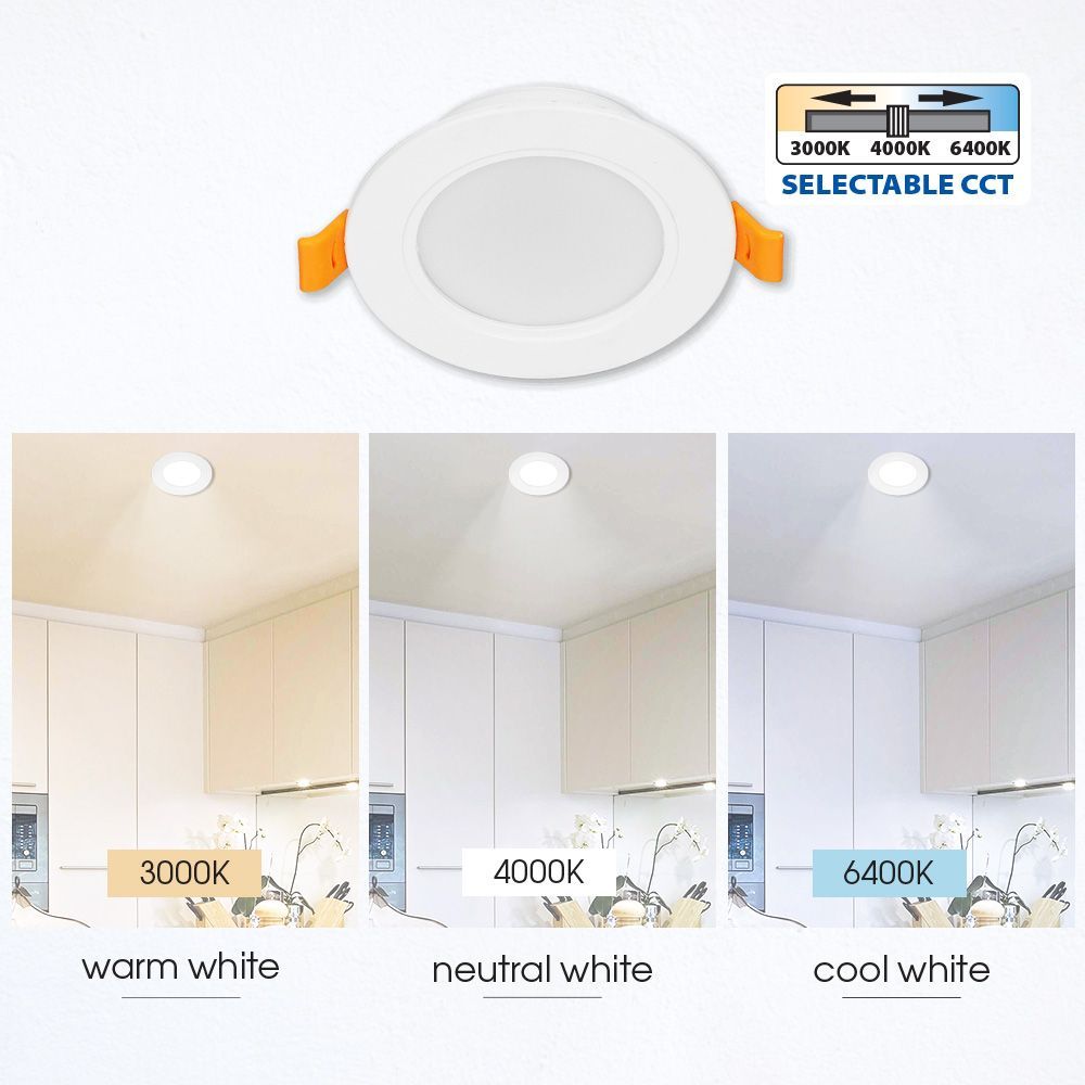 LED ЛУНА VERA LED ∙ 5W ∙ CCT-SWITCH ∙ 3000K-4000K-6400K ∙ IP54 / 004753