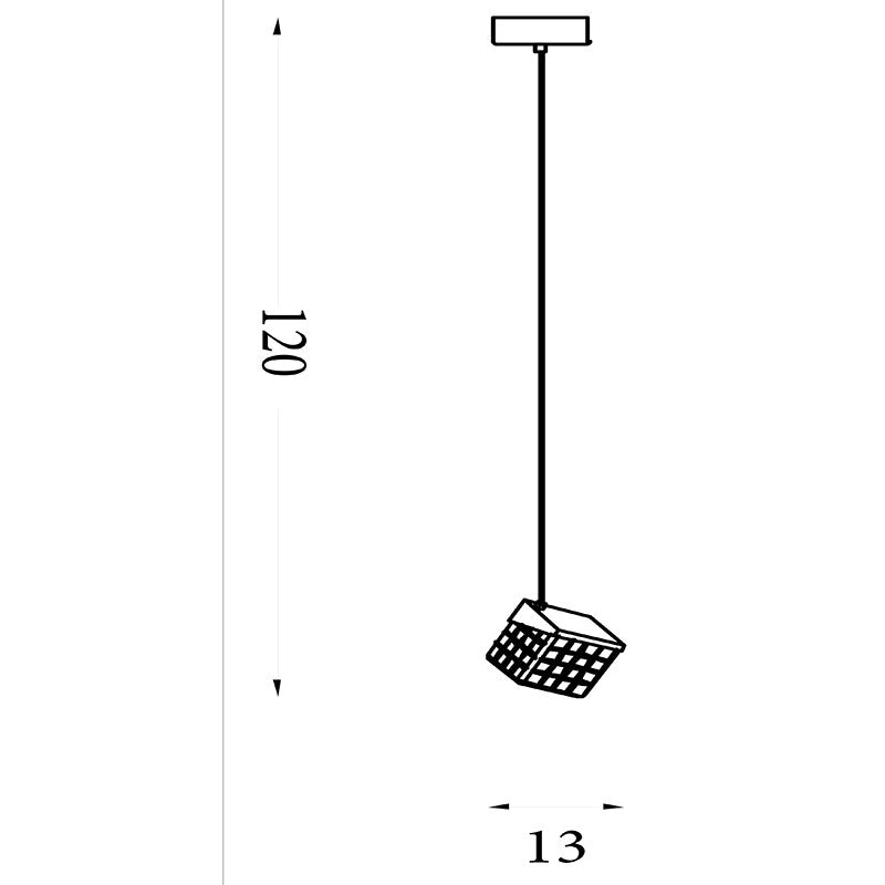 LED Полилей SearchLight Cuboid 33640SB