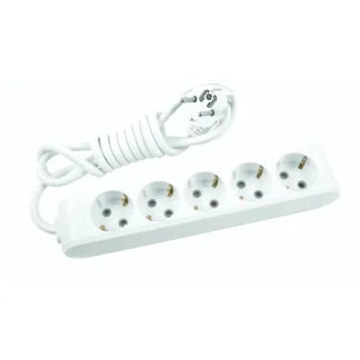 Разклонител Панасоник петица с 3 м кабел бял WLTB0453-2WH