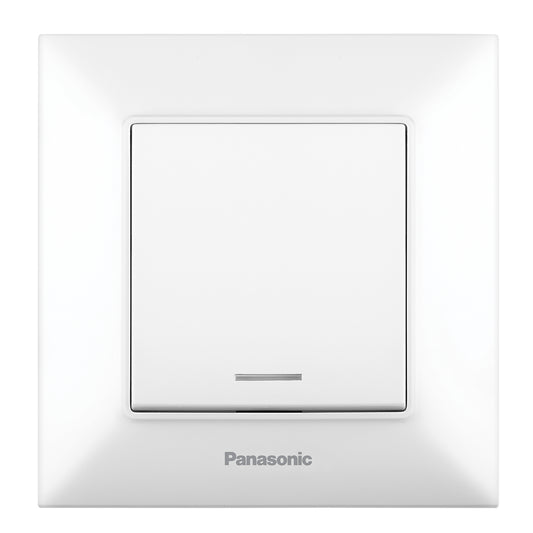 PANASONIC - Ключ бойлерен 16А светещ Panasonic Arkedia Slim бял WNTC0044-2WH