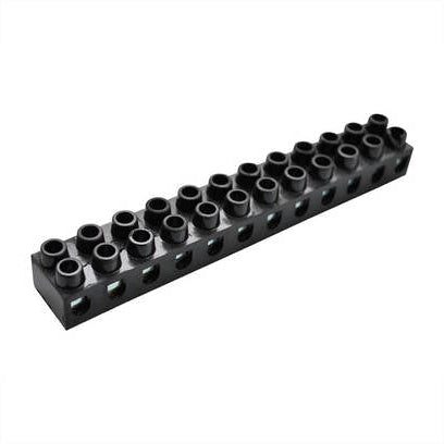 ЛУСТЕР КЛЕМА 2.5mm2 БАКЕЛИТ 1ПРЪЧКА-12БР.