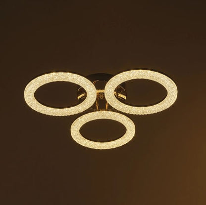 Плафон Elsa със смарт управление, златен, led 96w, 3000-6000k, 2808GD/3TB