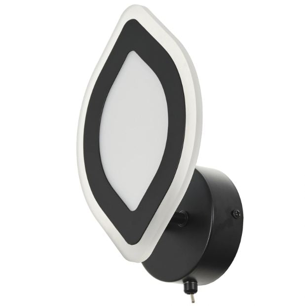 Аплик Teal, черен, led 30w, 3000-6000k 2811BK/1W