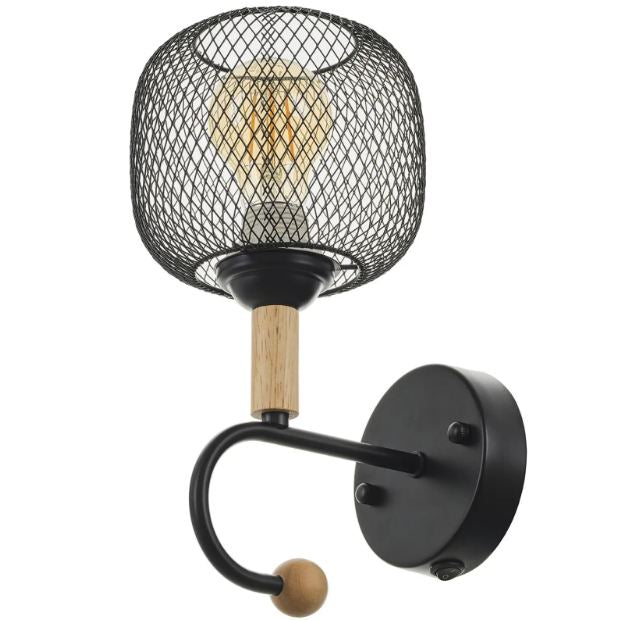 Аплик Mesh, черен, 1xE27, 4120/1W BK