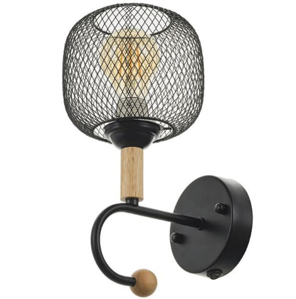 Аплик Mesh, черен, 1xE27, 4120/1W BK