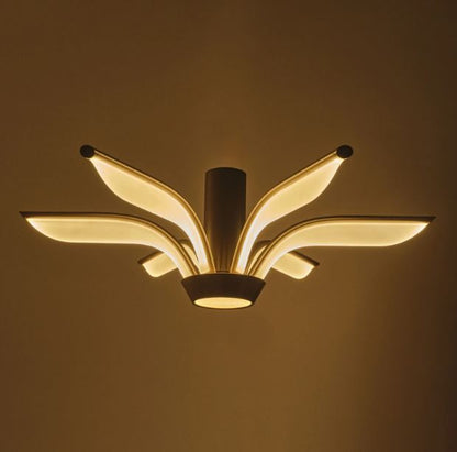 Плафон със смарт управление Cronos, мат злато, led 48w, 3183lm, 3000-6000k, 4021c/6p gd