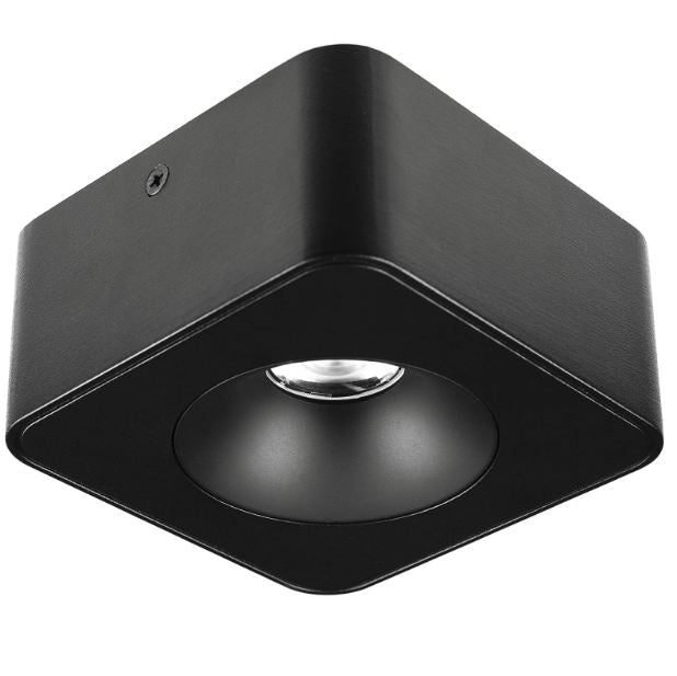 Луна за външен монтаж Sublime, черен, led 12w, 1200lm, 3000-6000k, 3018/12w bk