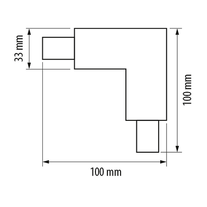 L-конектор за четирипроводна релса / KL4P