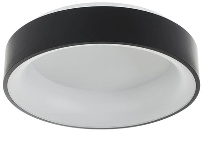 Метален led плафон, черен, led 28w, 4000k, 1981/26 bk