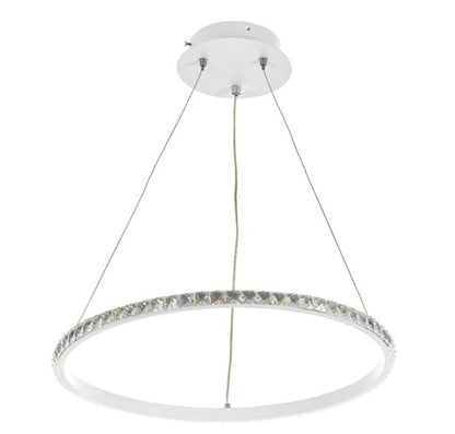 Кристален полилей, бял, led 36w, 4000k, 1980/1 wh