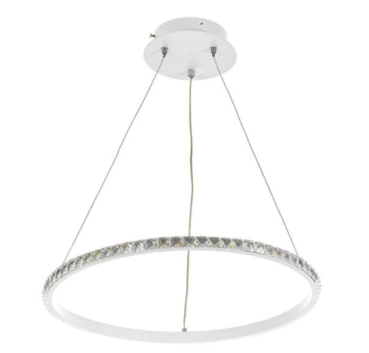 Кристален полилей, бял, led 36w, 4000k, 1980/1 wh