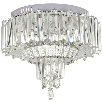 Плафониера Jude, хром, led 24w, 3000-6000k+RGB, 4060/400