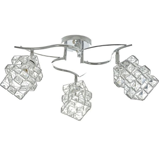 Полилей Ice Cubes, хром, 3xE27, 4133/3 CH