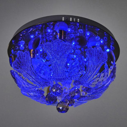 Плафон Natali, златен, led RGB 9w+4xe27, 3078/40 gd