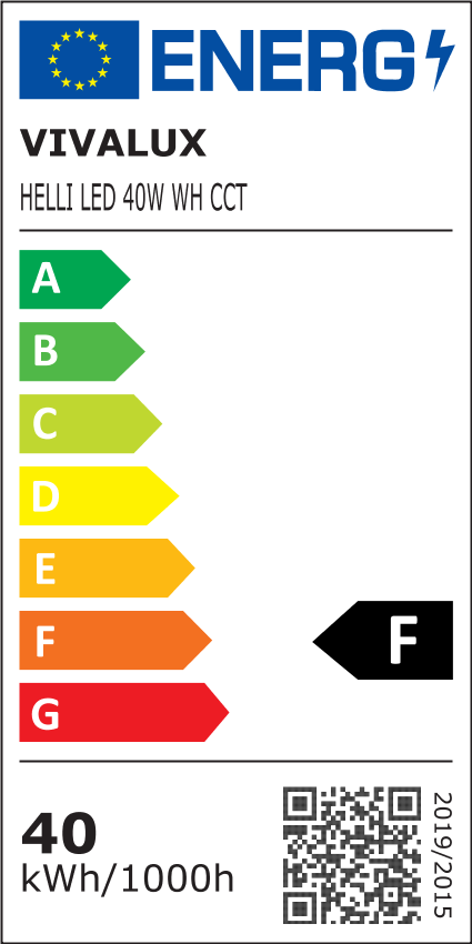 LED ПАНЕЛ ЗА ВГРАЖДАНЕ HELLI LED ∙ 40W ∙ 4800 LM ∙ БЯЛ ∙ CCT-SWITCH ∙ 3000K-4000K-6400K/ 004530
