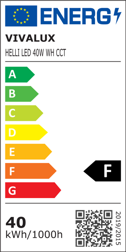 LED ПАНЕЛ ЗА ВГРАЖДАНЕ HELLI LED ∙ 40W ∙ 4800 LM ∙ БЯЛ ∙ CCT-SWITCH ∙ 3000K-4000K-6400K/ 004530