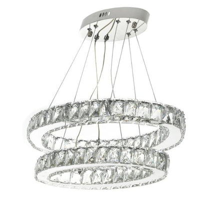 Кристален полилей, хром, led 36w, 6000k, 2049/36w