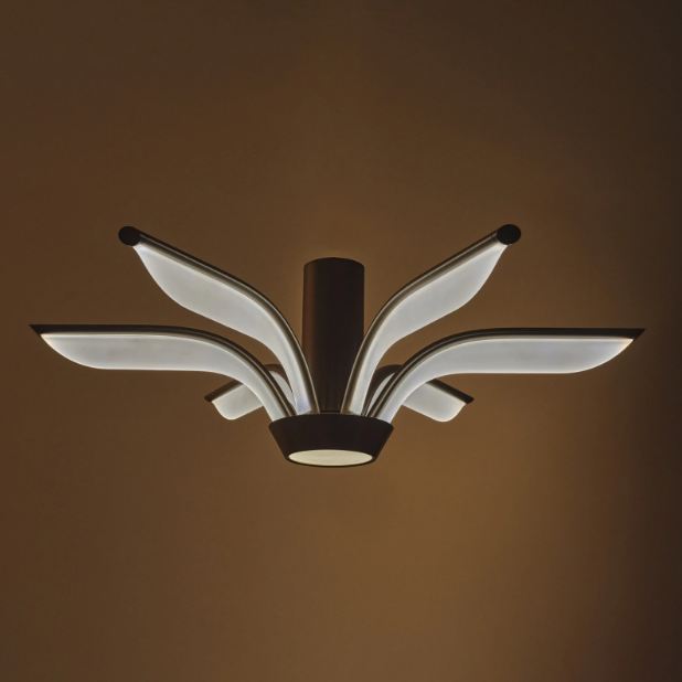 Плафон със смарт управление Cronos, мат злато, led 48w, 3183lm, 3000-6000k, 4021c/6p gd