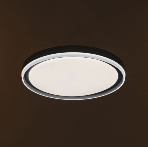 Плафон със смарт управление Nola, сив, led 48w, 3000-6000k, 3095T/400 GR