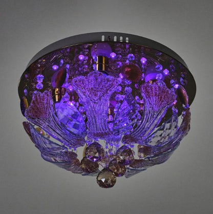 Плафон Natali, златен, led RGB 9w+4xe27, 3078/40 gd