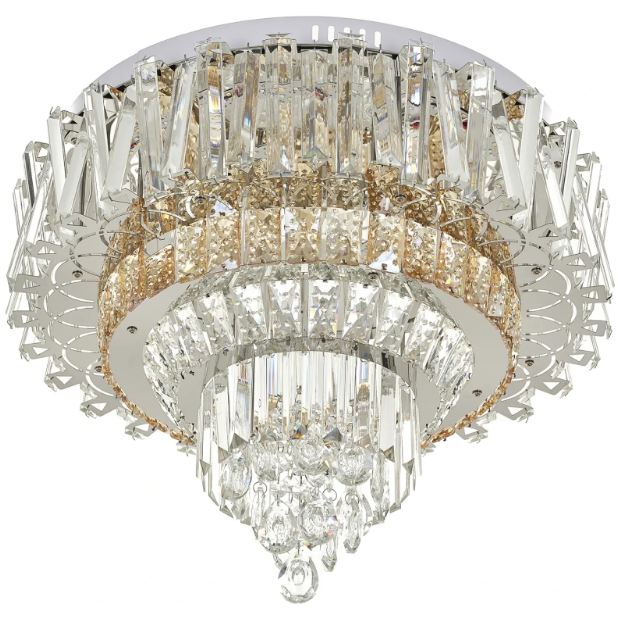 Плафониера Jude, хром, led 36w, 3000-6000k+RGB, 4060/500