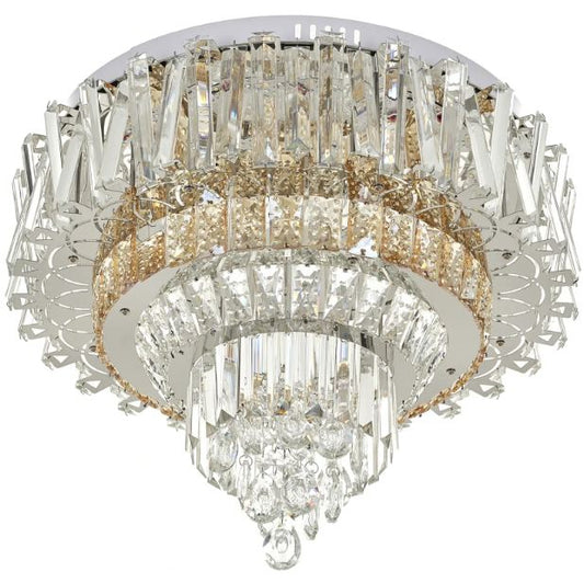 Плафониера Jude, хром, led 36w, 3000-6000k+RGB, 4060/500