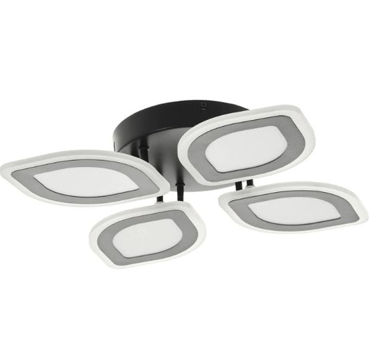 Плафон Teal със смарт управление, черен, led 120w, 3000-6000k, 2811BK/4T