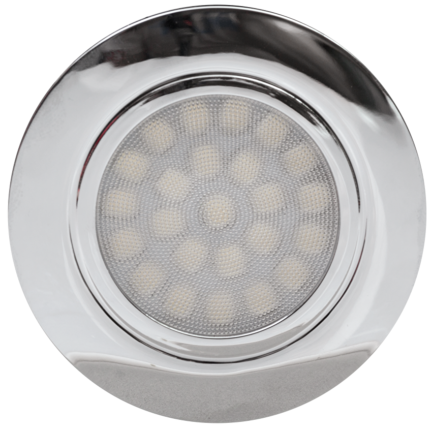 Мини LED луна за вграждане 4W, 4200K, 220-240V AC, IP44, хром / LML220442CH