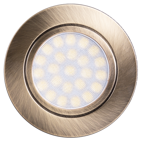 Мини LED луна за вграждане 4W, 4200K, 220-240V AC, IP44, сатиниран месинг / LML220442SB