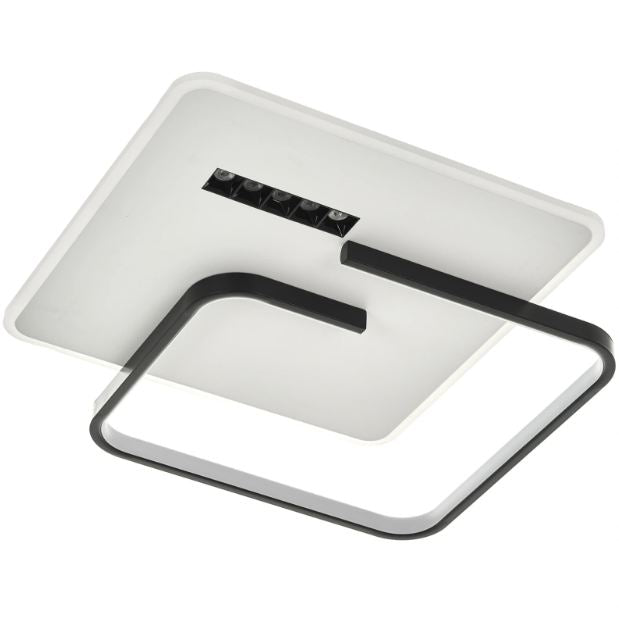 Плафон Indi, черен, led 64w, 3000-6000k, 2825/61W