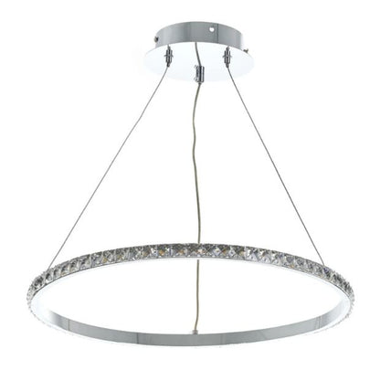 Кристален полилей, хром, led 36w, 4000k, 1980/1 ch