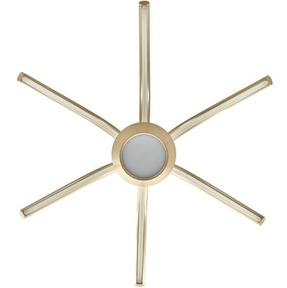 Плафон със смарт управление Cronos, мат злато, led 48w, 3183lm, 3000-6000k, 4021c/6p gd