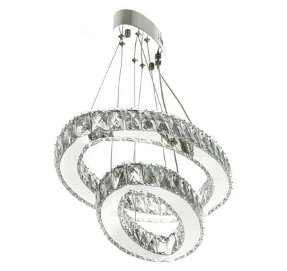 Кристален полилей, хром, led 36w, 6000k, 2049/36w