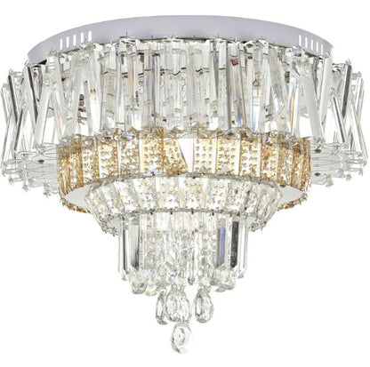 Плафониера Jude, хром, led 36w, 3000-6000k+RGB, 4060/500