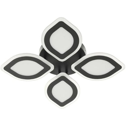 Плафон Teal със смарт управление, черен, led 120w, 3000-6000k, 2811BK/4T