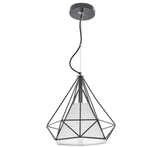 Метален пендел, черен, 1x40w, 1430/25 bk