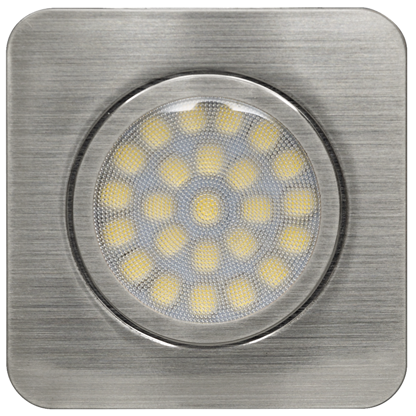 Мебелна LED луна за вграждане 3W, 4200K, 12V DC, IP44, сатиниран никел / LMLS12342SN