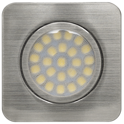 Мебелна LED луна за вграждане 3W, 4200K, 12V DC, IP44, сатиниран никел / LMLS12342SN