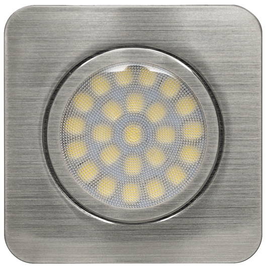 Мебелна LED луна за вграждане 3W, 4200K, 12V DC, IP44, сатиниран никел / LMLS12342SN